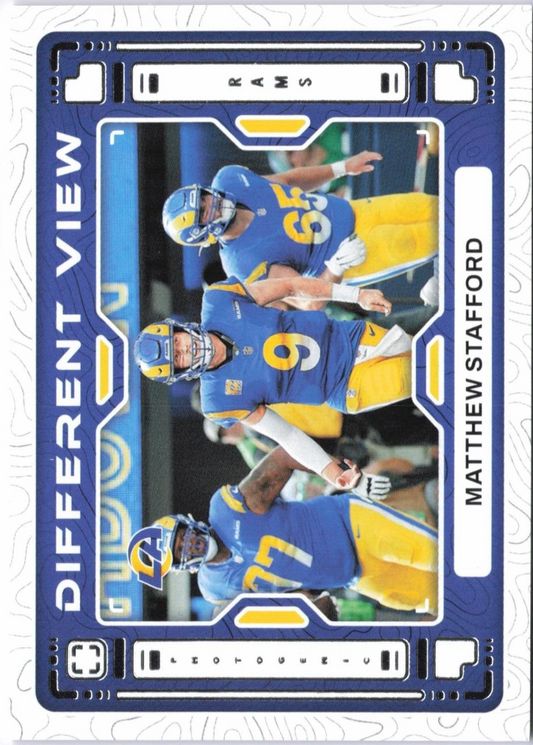 2024 Panini Photogenic A Different View Matthew Stafford #9 Los Angeles Rams