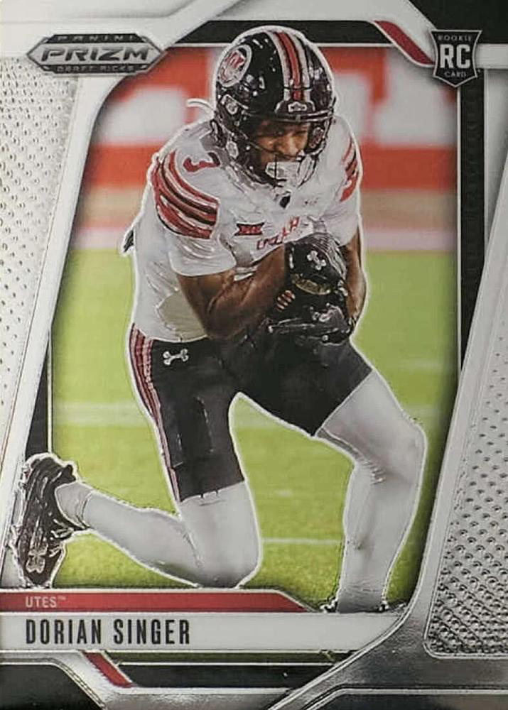 2025 Panini Prizm Draft Picks Dorian Singer #168 Utah Utes