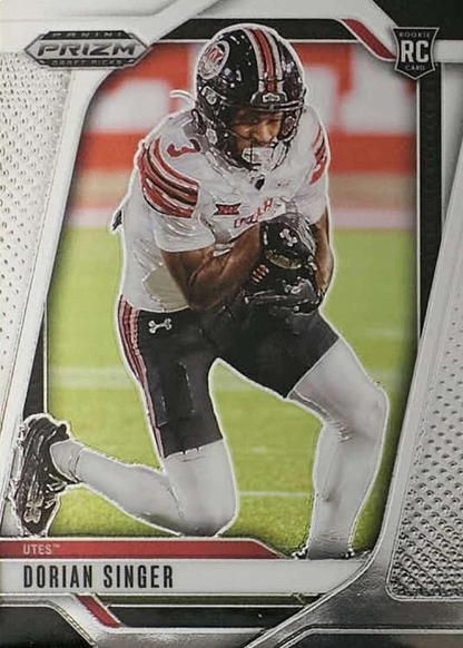 2025 Panini Prizm Draft Picks Dorian Singer #168 Utah Utes