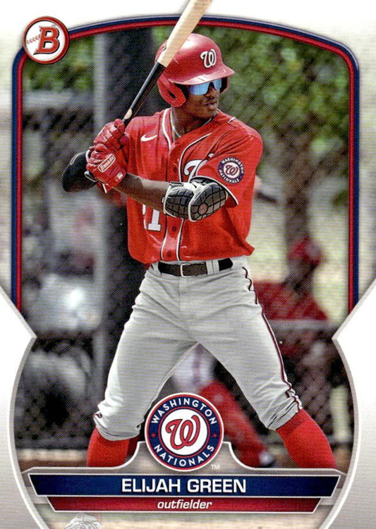 2023 Topps Bowman Paper Prospects Elijah Green Washington Nationals #BP-23