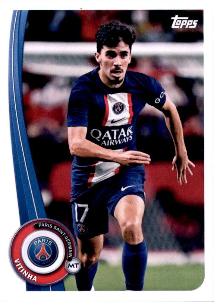 2022 Topps PSG Fan Set Vitinha #PA-16 Paris Saint-Germain