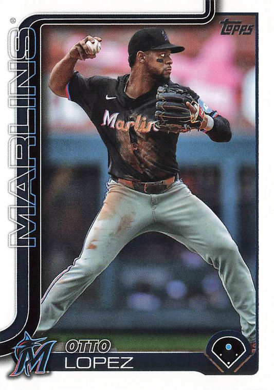 2025 Topps Series 1 Otto Lopez Miami Marlins #172