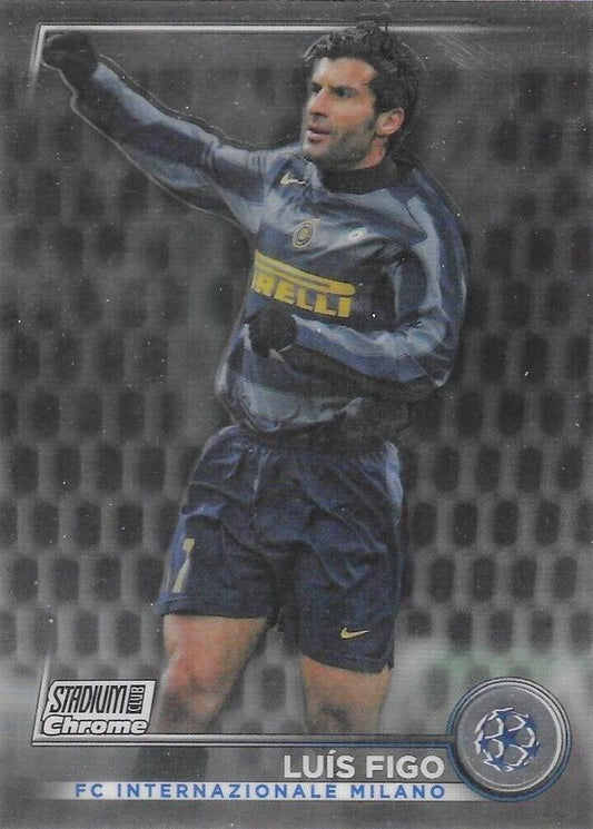 2022 Topps Stadium Club Chrome UCC Luís Figo #77 Inter Milan
