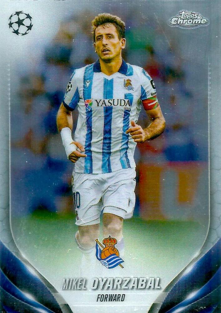 2023 Topps Chrome UEFA Club Competitions Mikel Oyarzabal #94 Real Sociedad
