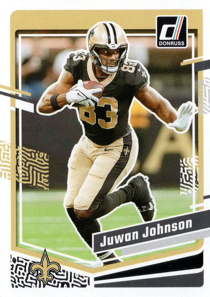 2023 Panini Donruss Juwan Johnson #215 New Orleans Saints