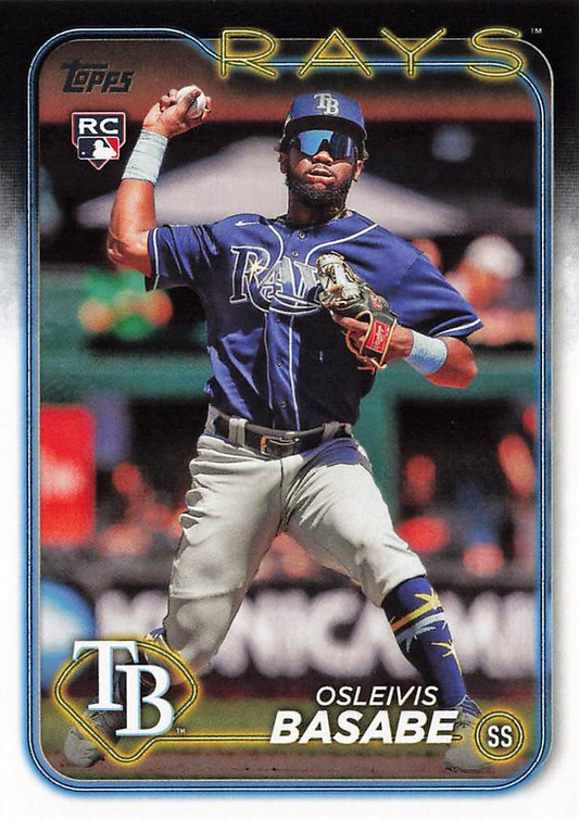 2024 Topps Series 2 Osleivis Basabe RC Tampa Bay Rays #440