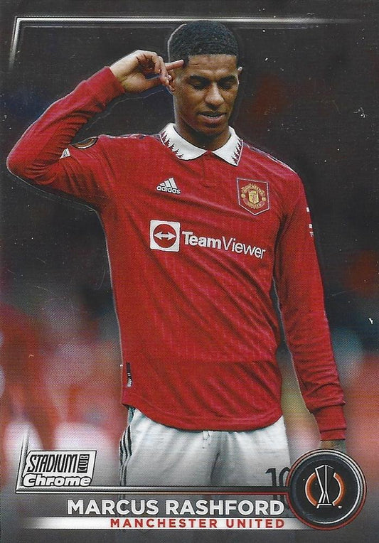 2022 Topps Stadium Club Chrome UCC Marcus Rashford #96 Manchester United