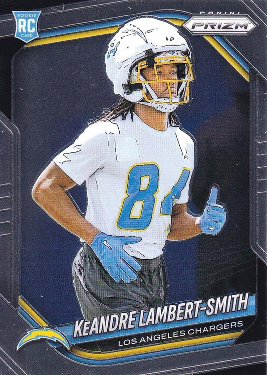2025 Panini Prizm KeAndre Lambert-Smith RC #349 Los Angeles Chargers