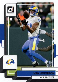 2022 Panini Donruss Van Jefferson #13 Los Angeles Rams