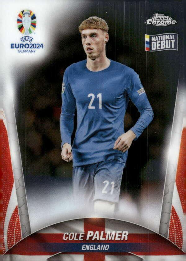 2024 Topps Chrome EURO National Debut Cole Palmer #88 England