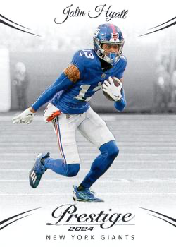 2024 Panini Prestige Jalin Hyatt #222 New York Giants