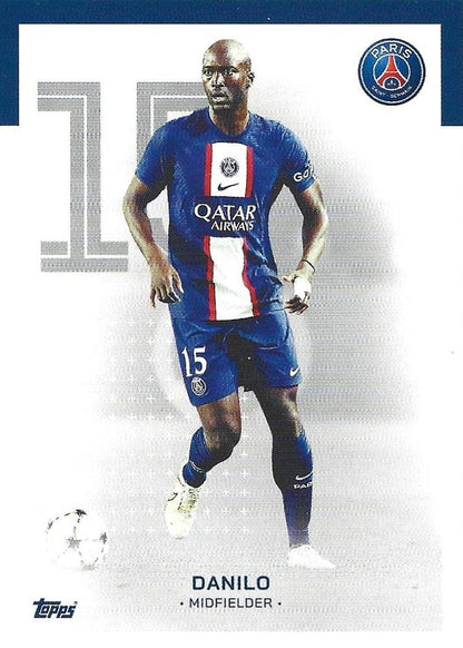 2022 Topps PSG Team Set Danilo #15 Paris Saint-Germain
