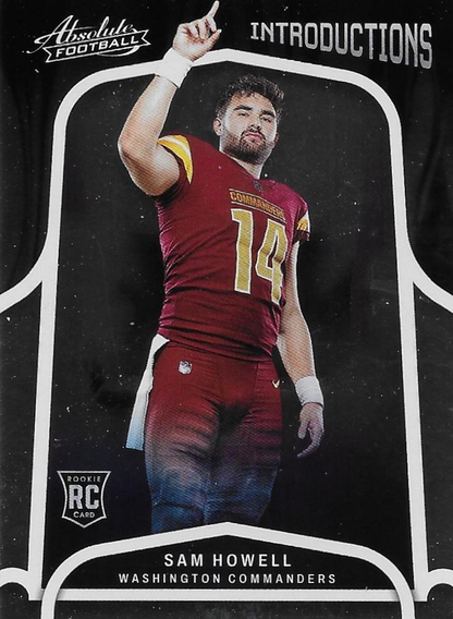 2022 Panini Absolute Introductions RC Sam Howell #INT-4 Washington Commanders