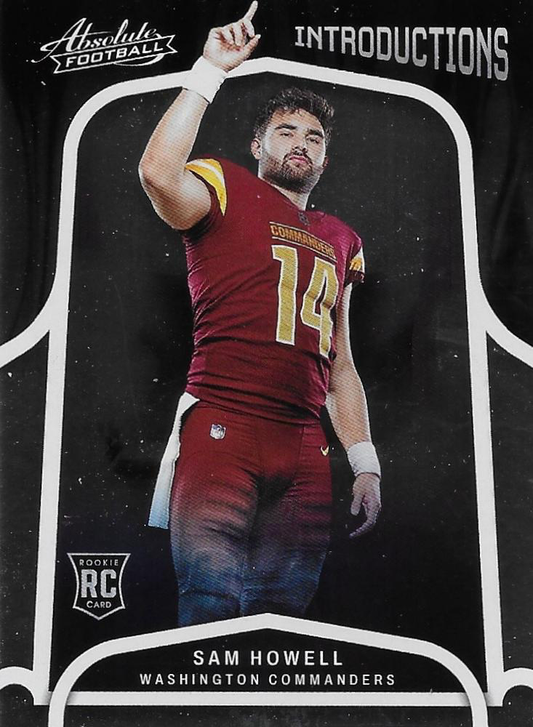 2022 Panini Absolute Introductions RC Sam Howell #INT-4 Washington Commanders