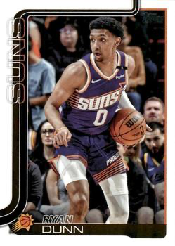 2025 Topps NBA Ryan Dunn #159 Phoenix Suns