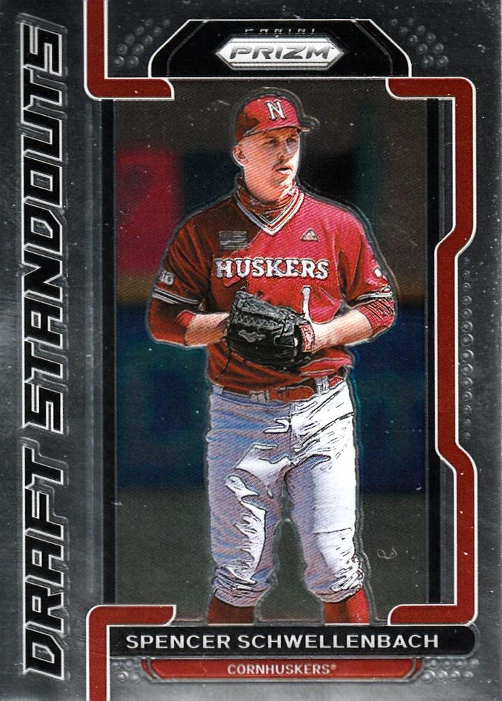 2021 Panini Prizm Draft Picks Standouts Spencer Schwellenbach #DS-SS Nebraska Cornhuskers
