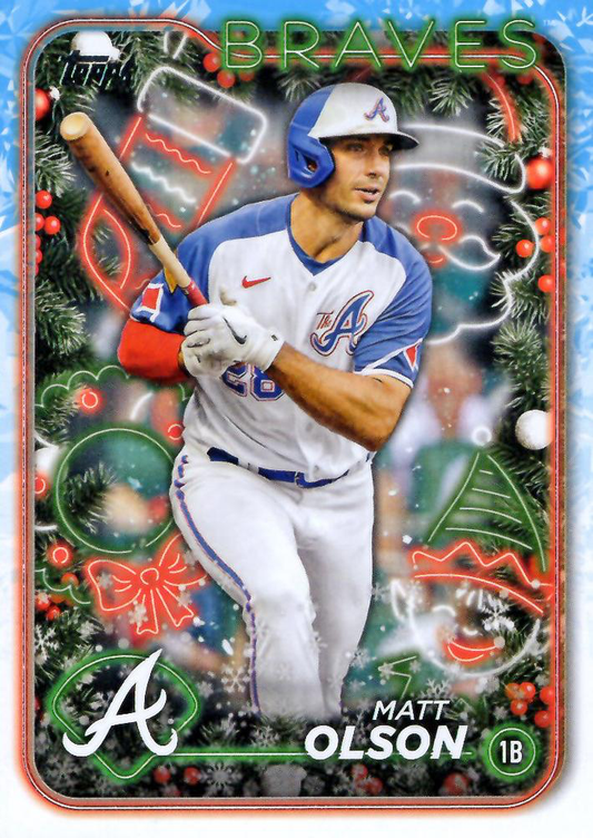 2024 Topps Holiday Matt Olson Atlanta Braves #H146