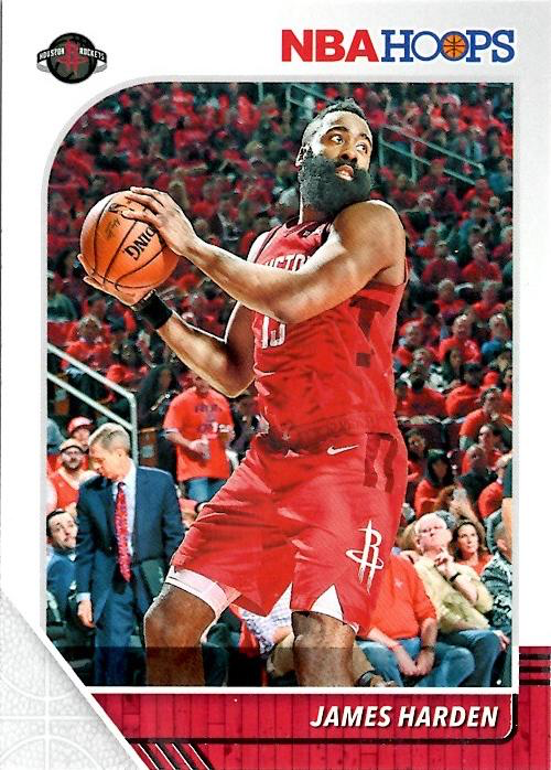 2019 Panini Hoops James Harden #66 Houston Rockets