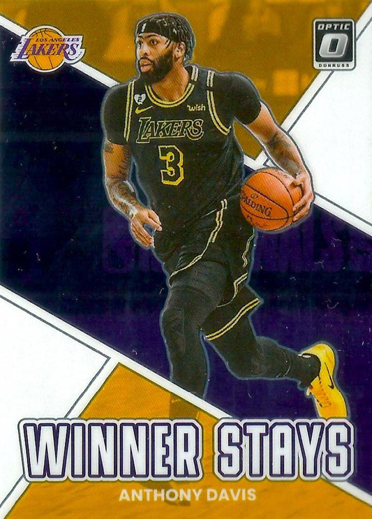 2022 Panini Donruss Optic Winner Stays Anthony Davis #8 Los Angeles Lakers