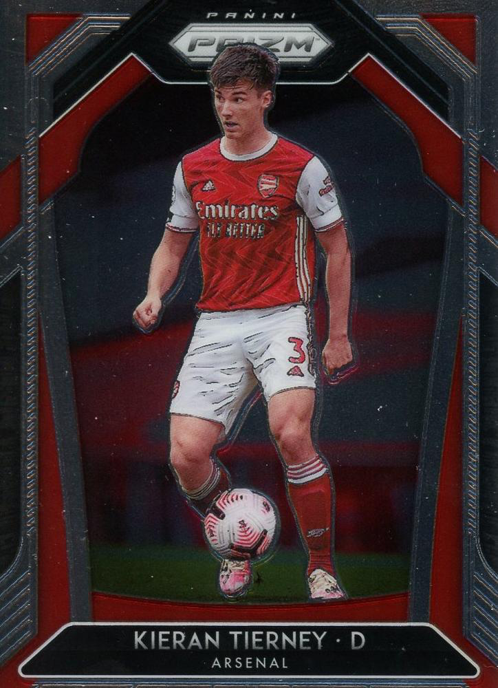 2020 Panini Prizm Premier League Kieran Tierney #34 Arsenal FC