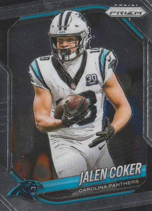2025 Panini Prizm Jalen Coker #55 Carolina Panthers
