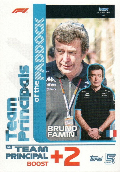 2024 Topps Turbo Attax F1 Bruno Famin #56 BWT Alpine F1 Team