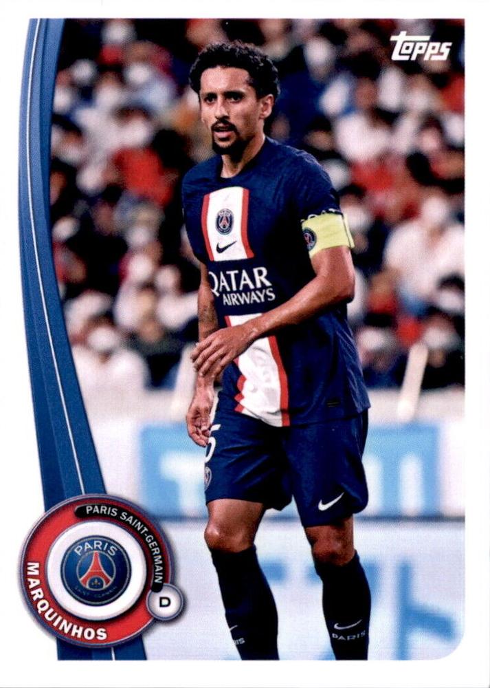 2022 Topps PSG Fan Set Marquinhos #PA-4 Paris Saint-Germain