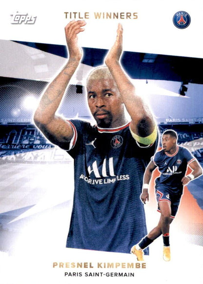 2021 Topps PSG Team Set Presnel Kimpembe #38 Paris Saint-Germain