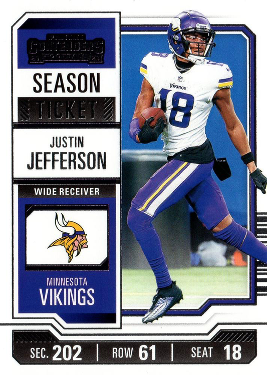 2023 Panini Contenders Justin Jefferson Minnesota Vikings #67