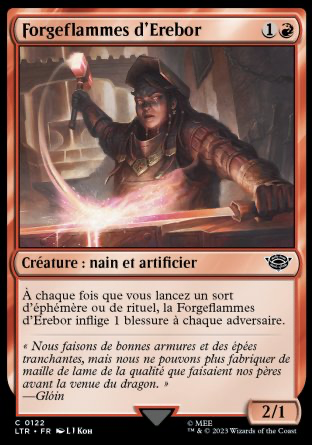 2023 Magic MTG Le Seigneur des Anneaux Forgeflammes d'Erebor LTR #122