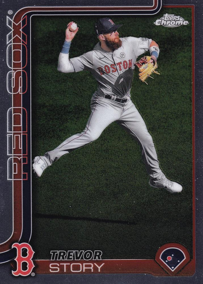 2025 Topps Chrome MLB Trevor Story #232 Boston Red Sox