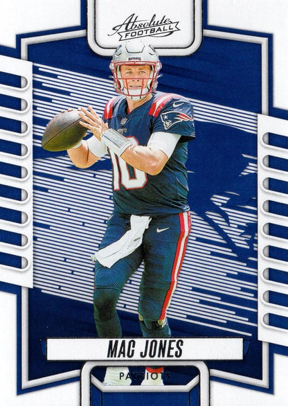 2023 Panini Absolute Mac Jones #14 New England Patriots