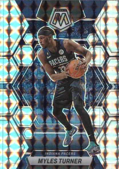 2022 Panini Mosaic Prizm Mosaic Myles Turner #36 Indiana Pacers