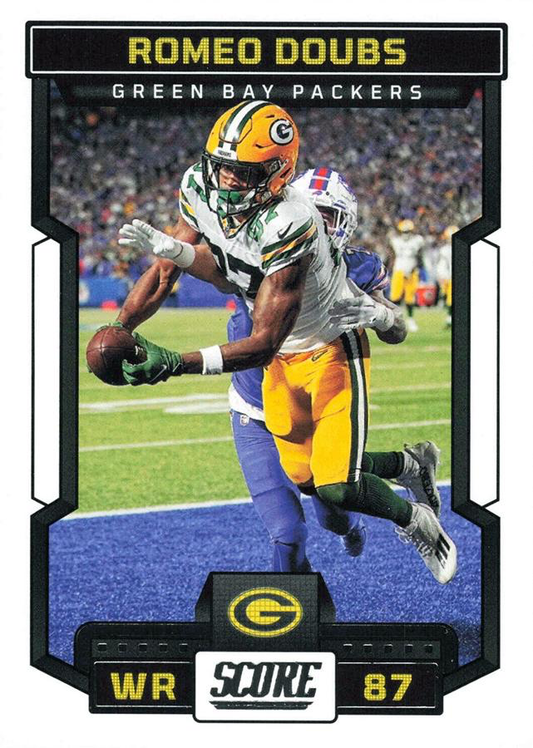 2023 Panini Score Football Romeo Doubs Green Bay Packers #98