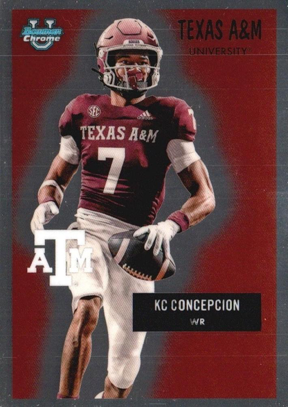 2025 Topps Bowman U Chrome 1955 Kevin Concepcion #55AV-17 Texas A&M Aggies