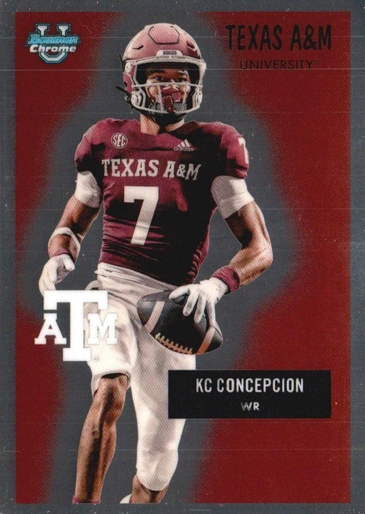 2025 Topps Bowman U Chrome 1955 Kevin Concepcion #55AV-17 Texas A&M Aggies