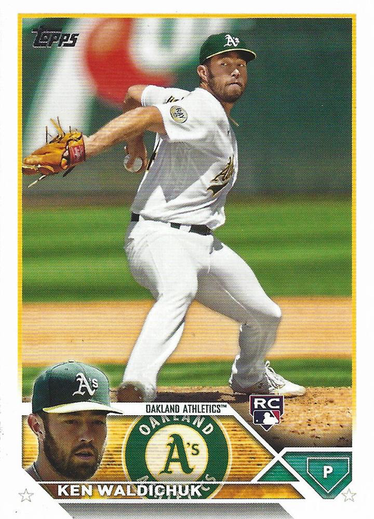 2023 Topps Series 2 Ken Waldichuk RC Oakland Athletics #340