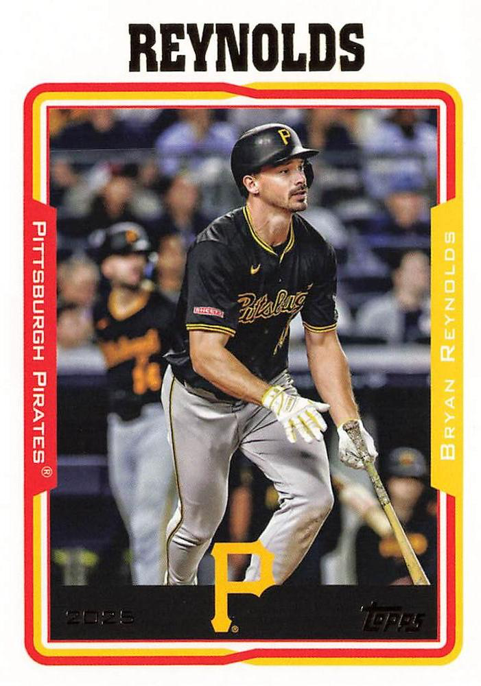 2025 Topps Archives Bryan Reynolds #254 Pittsburgh Pirates