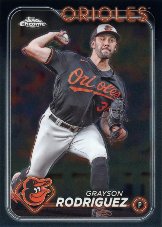2024 Topps Chrome Grayson Rodriguez Baltimore Orioles #268