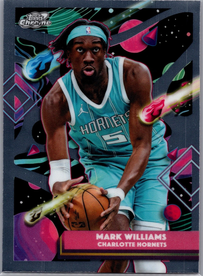 2025 Topps Chrome Cosmic Mark Williams #50 Charlotte Hornets