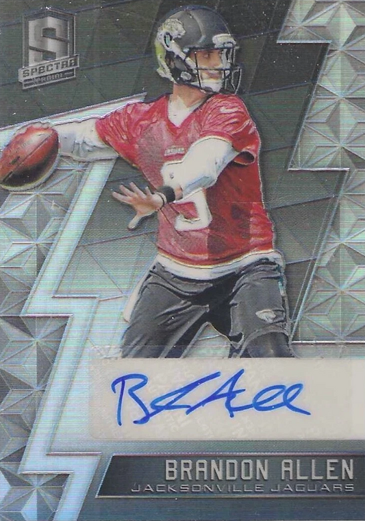 2016 Panini Spectra Autograph /199 Brandon Allen #219 Jacksonville Jaguars