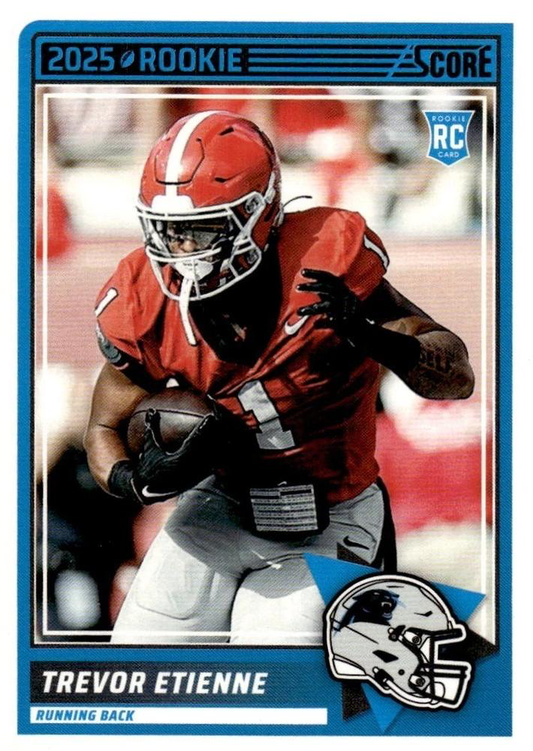 2025 Panini Score Trevor Etienne RC #51 Carolina Panthers
