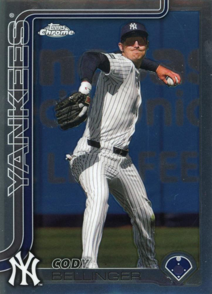2025 Topps Chrome MLB Cody Bellinger #83 New York Yankees