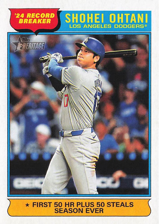 2025 Topps Heritage Shohei Ohtani RB #1 Los Angeles Dodgers