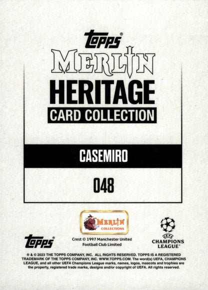 2023 Topps Merlin Heritage UCC Casemiro #48 Manchester United