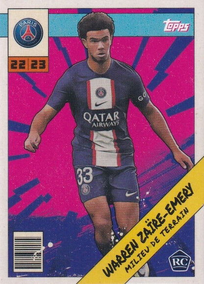 2022 Topps PSG Fan Set Heroes Warren Zaïre-Emery #PAH-5 Paris Saint-Germain