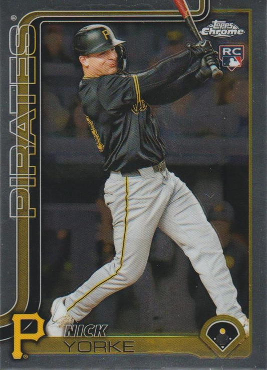 2025 Topps Chrome MLB Nick Yorke RC #36 Pittsburgh Pirates