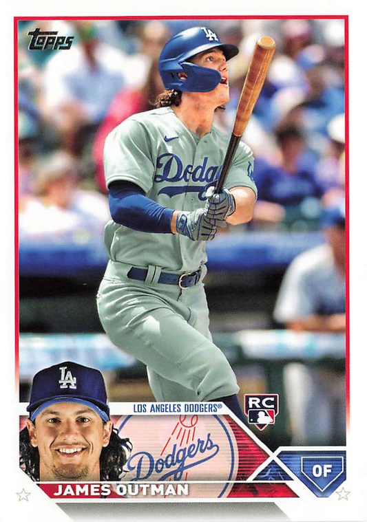2023 Topps Series 2 James Outman RC Los Angeles Dodgers #395