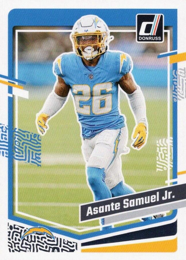 2023 Panini Donruss Asante Samuel Jr. #152 Los Angeles Chargers