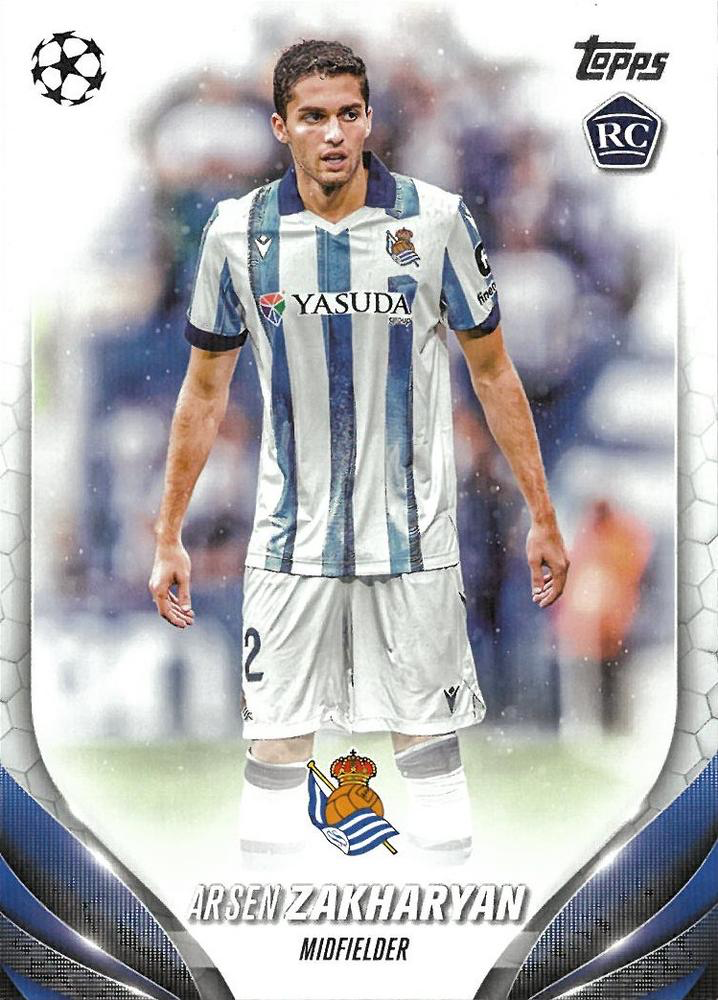2023 Topps UCC Arsen Zakharyan RC #141 Real Sociedad